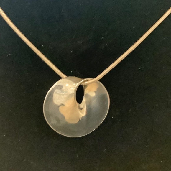 Vintage Sterling Silver Necklace - Picture 1 of 4